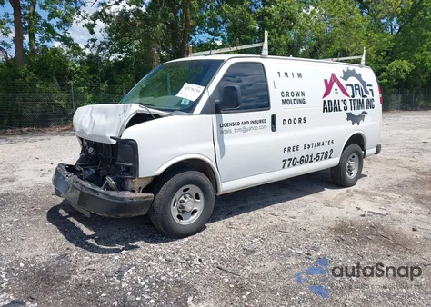 2015 Chevrolet Express 2500 Work Van from USA, damaged, VIN 1GCWGFFF8F1103870